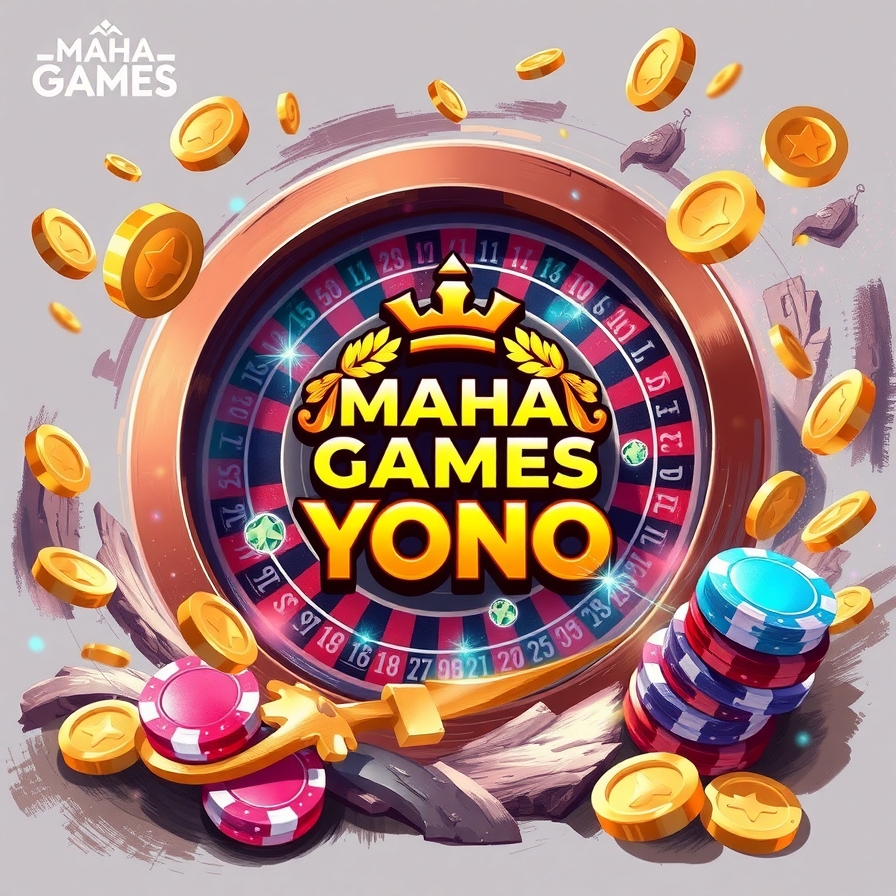 Maha Games Yono gaming platform interface showing exciting games and features
